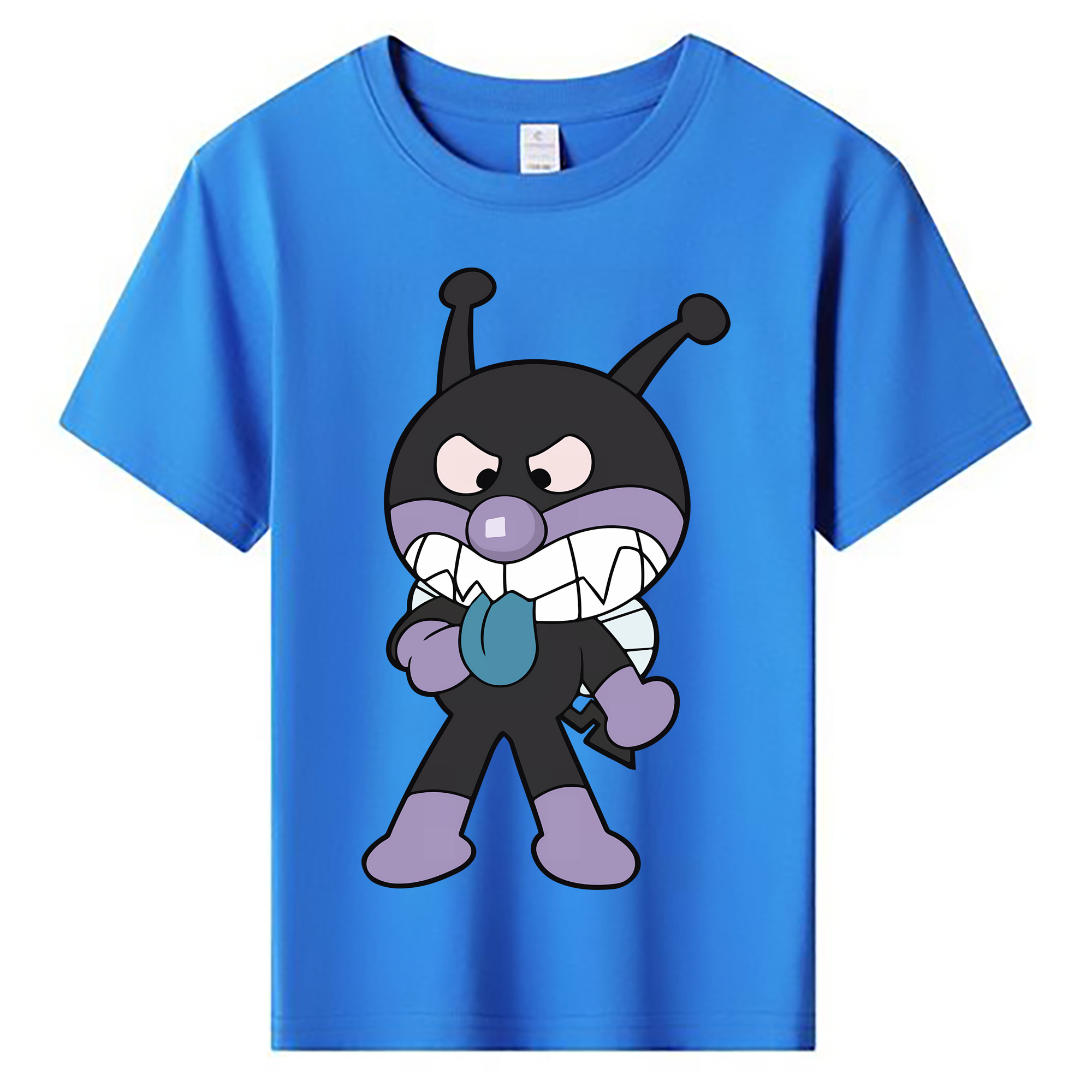 （画像用） アンパンマン Anpanman 綿100％キッズTシャツ（フロントプリント）